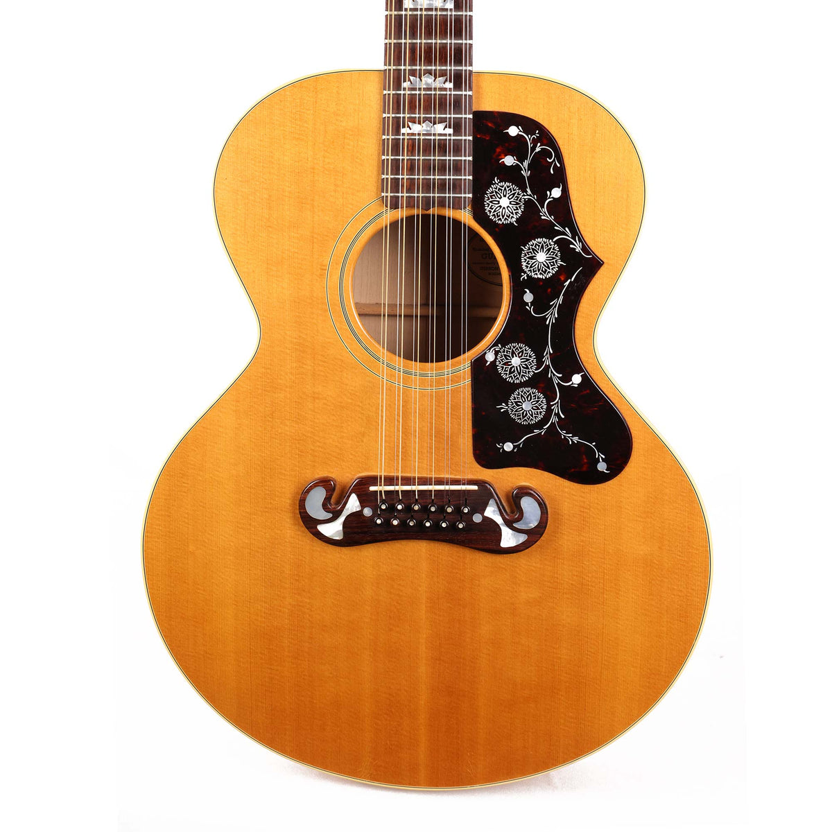 1992 Gibson J-200 Junior 12-String Acoustic Natural — 1