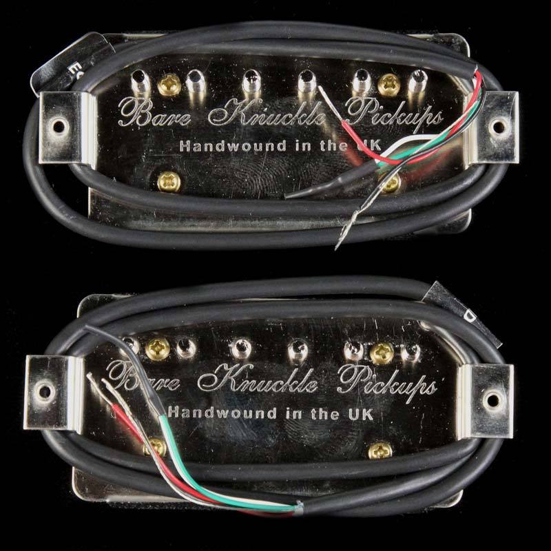 Bare Knuckle Ragnarok Humbucker Pickup Set Black Bobbins | The