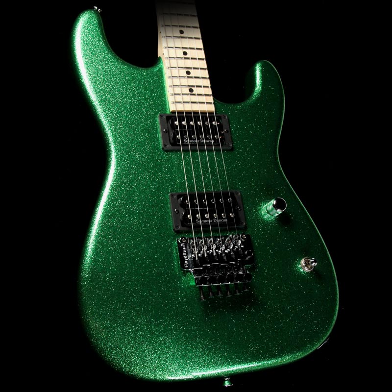 Charvel Custom Shop San Dimas 2H FR Electric Guitar Green Sparkle — 1