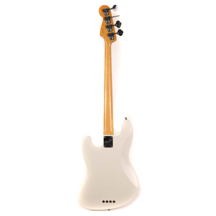 1995 Fender American Standard Jazz Bass Refinished Olympic White