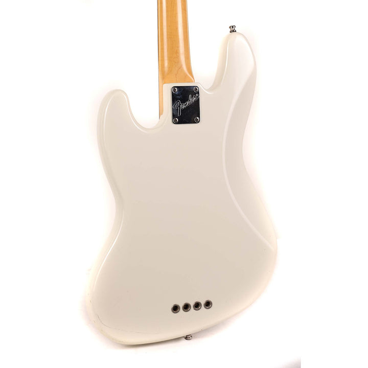 1995 Fender American Standard Jazz Bass Refinished Olympic White
