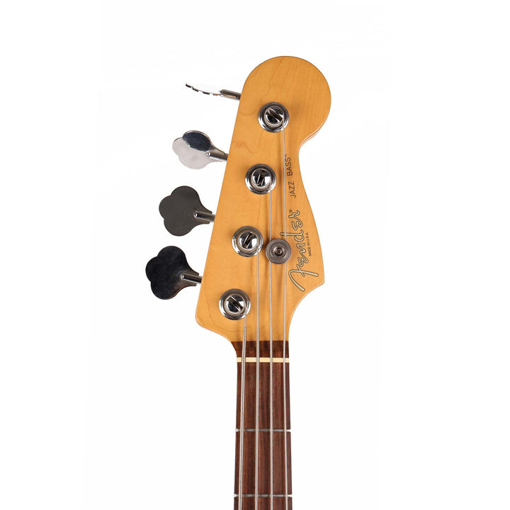 1995 Fender American Standard Jazz Bass Refinished Olympic White