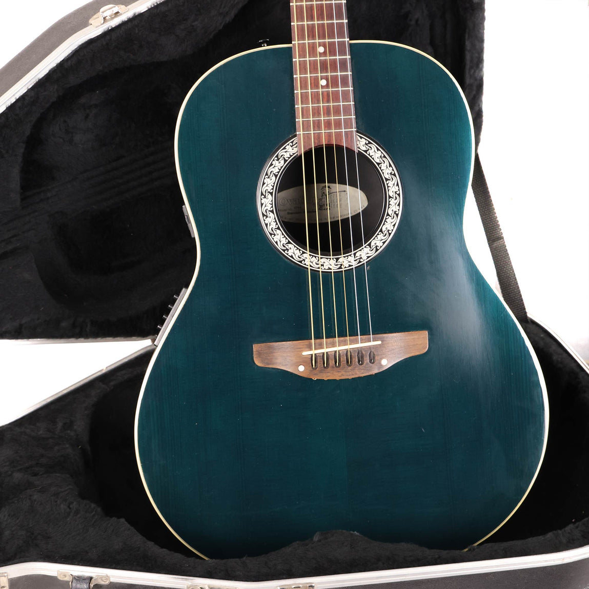 Ovation 1711 Balladeer Acoustic-Electric Dark Green Used | The