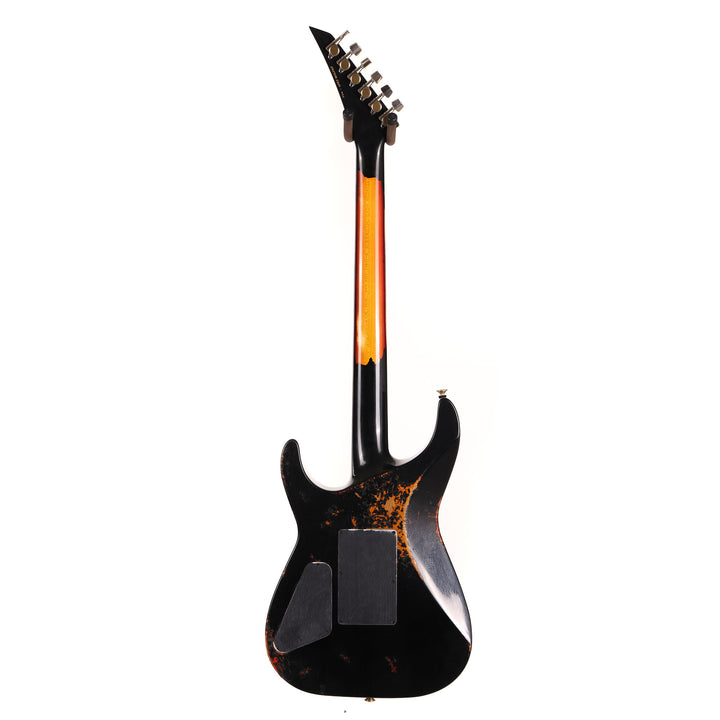 Jackson Custom Shop Nitro Aged SL2H-V Soloist Music Zoo Exclusive Black over 3 Tone Sunburst