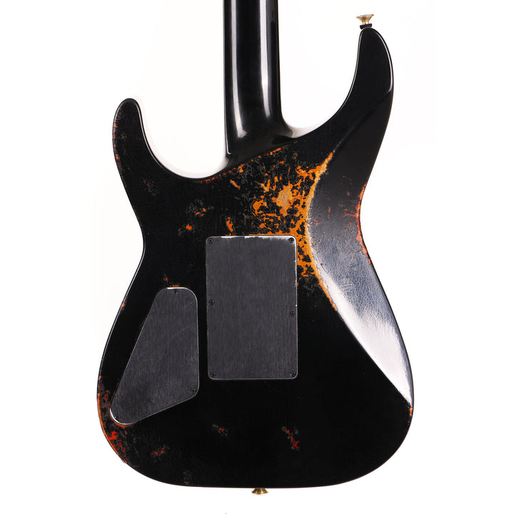 Jackson Custom Shop Nitro Aged SL2H-V Soloist Music Zoo Exclusive Black over 3 Tone Sunburst
