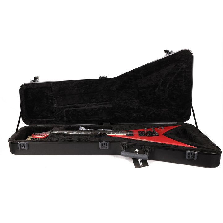 Jackson Custom Shop Nitro Aged King V Music Zoo Exclusive Fiesta Red