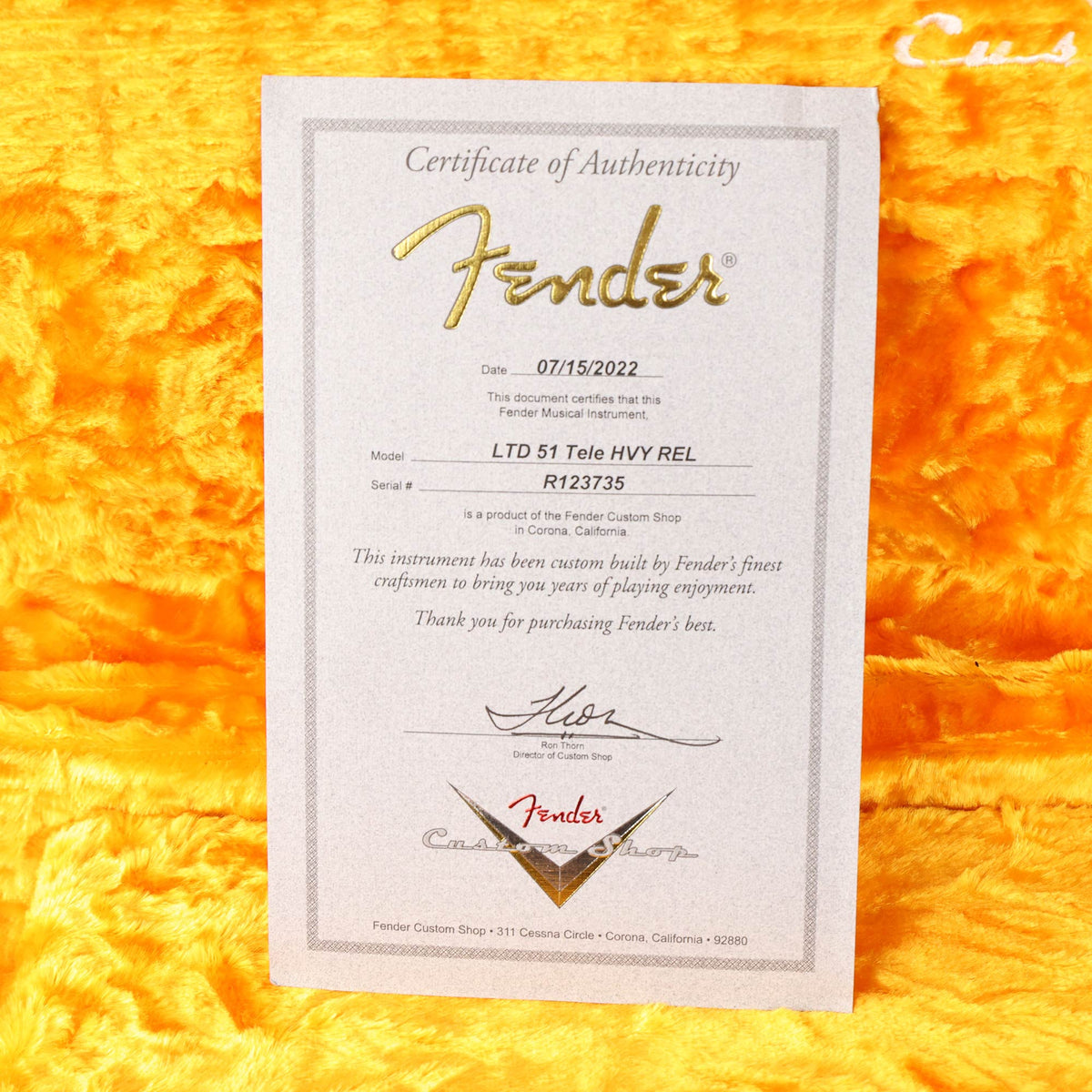Fender Custom Shop Limited Edition 1951 Telecaster Heavy Relic Aged Natural 2022 — 15