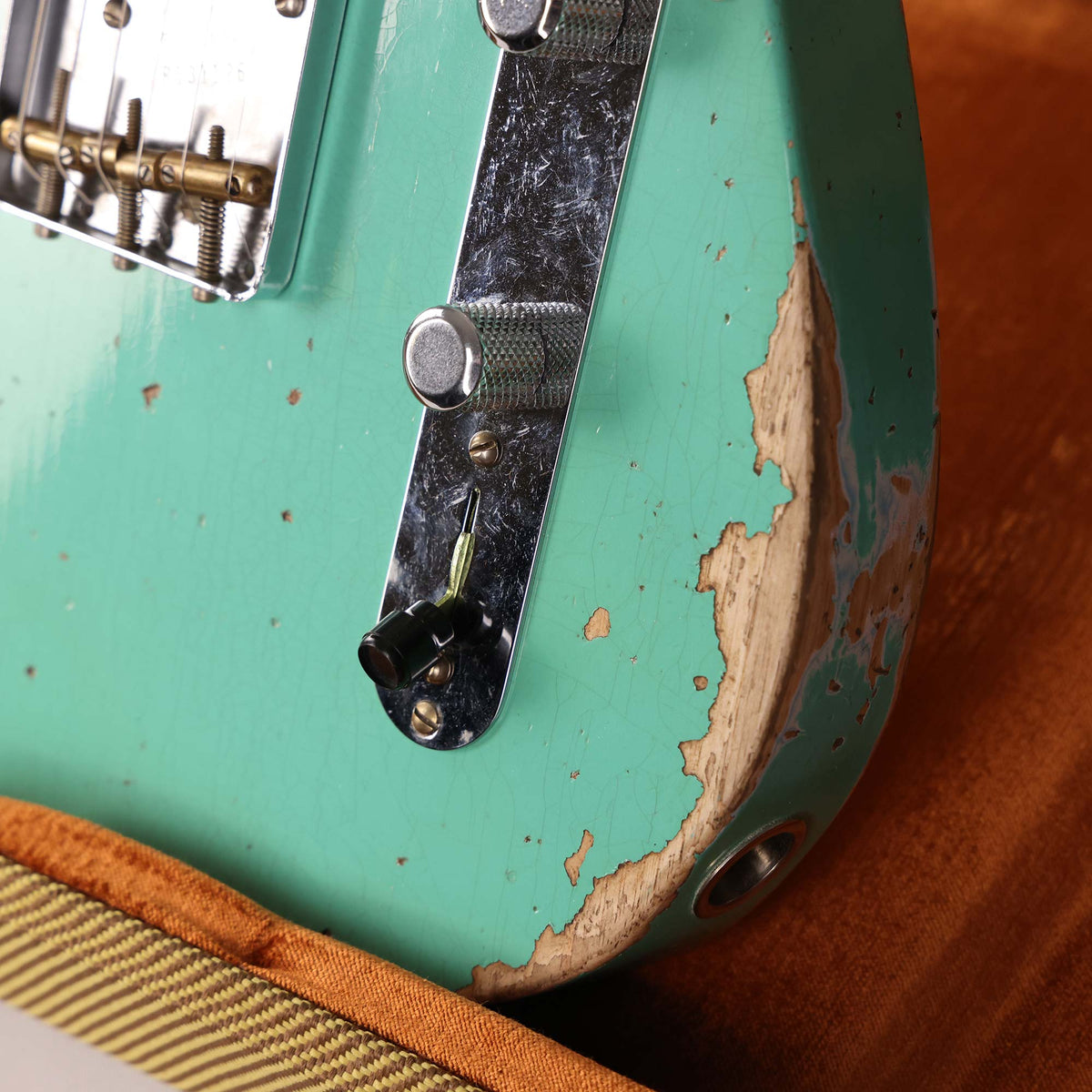 Fender Custom Shop Reverse Esquire Heavy Relic Faded Aged Seafoam Green 2023 — 11
