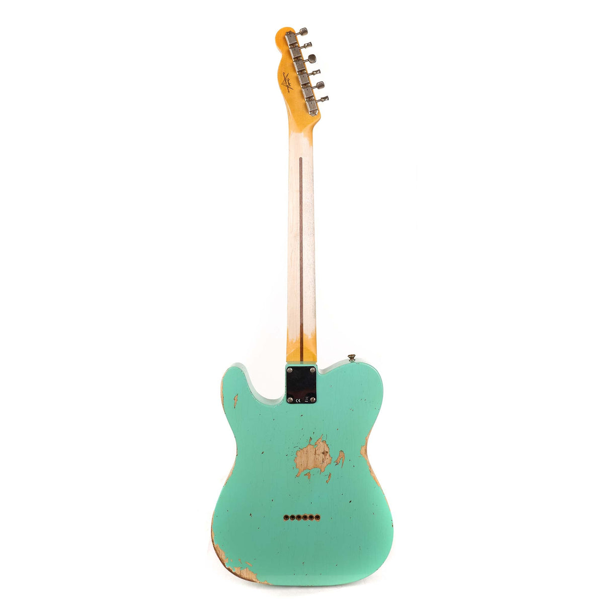 Fender Custom Shop Reverse Esquire Heavy Relic Faded Aged Seafoam Green 2023 — 3