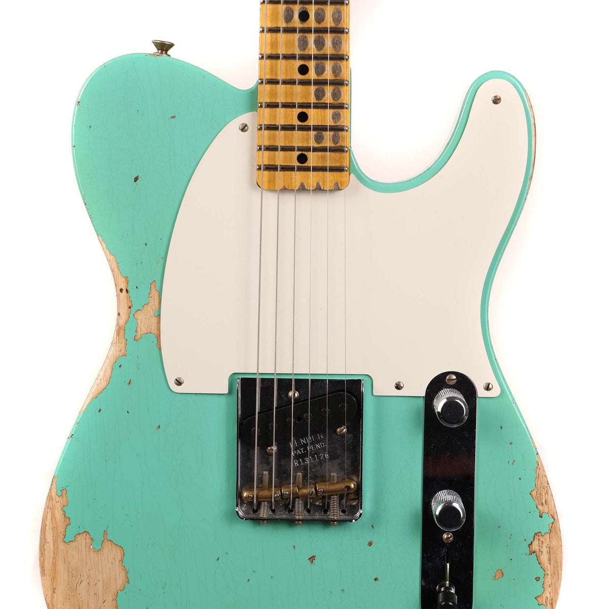 Fender Custom Shop Reverse Esquire Heavy Relic Faded Aged Seafoam Green 2023 — 4
