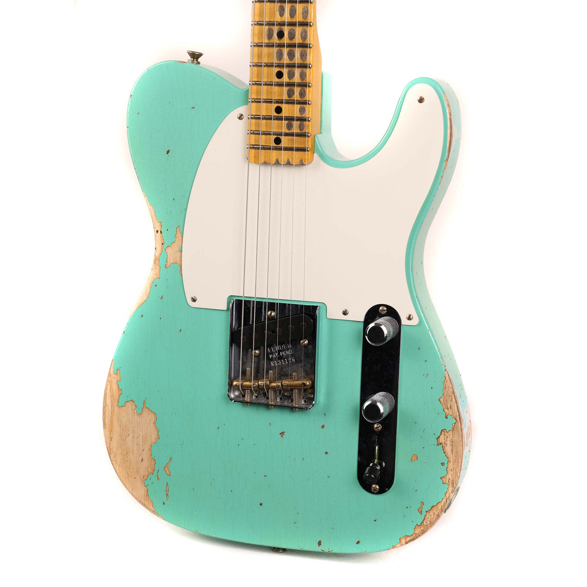 Fender Custom Shop Reverse Esquire Heavy Relic Faded Aged Seafoam Green 2023 — 5