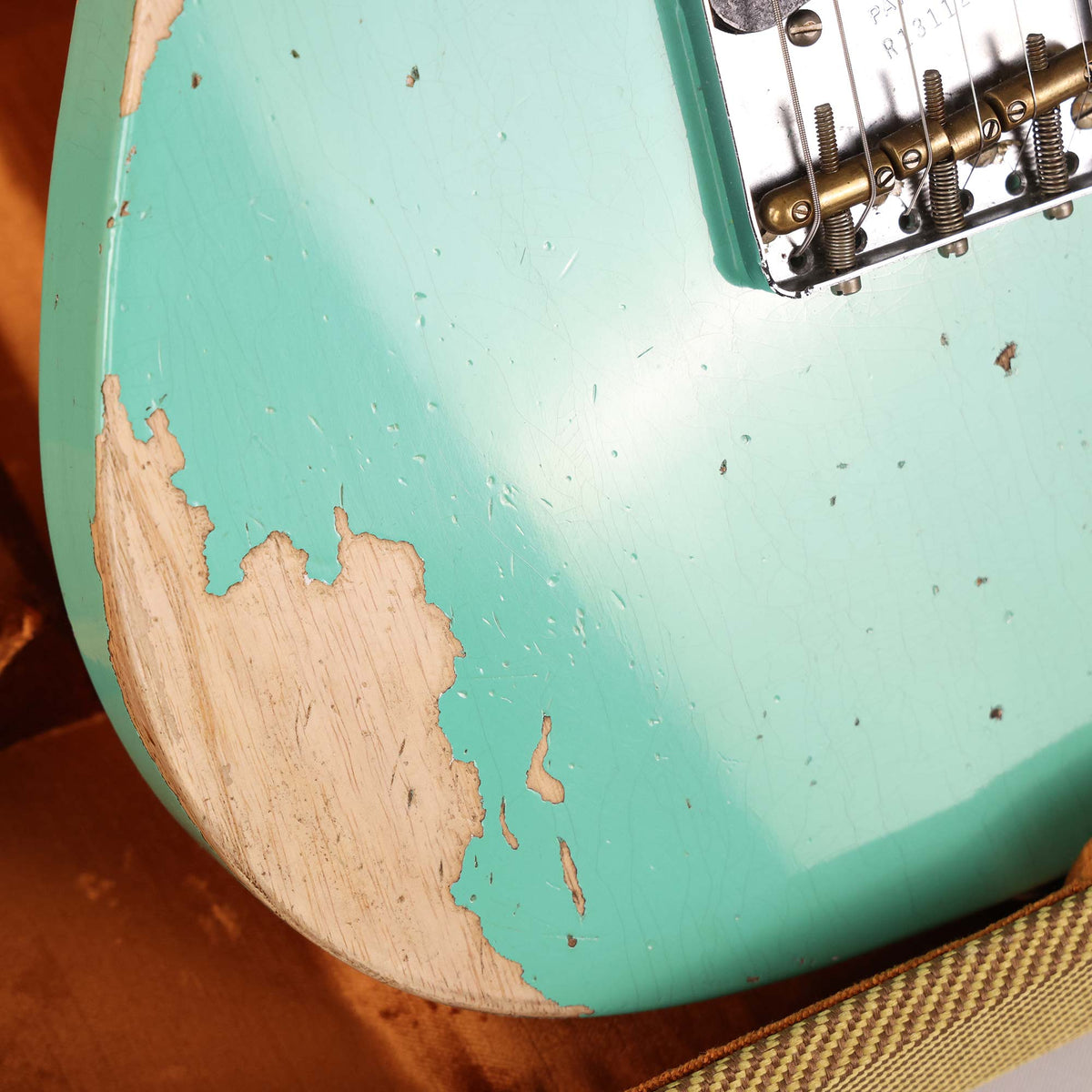 Fender Custom Shop Reverse Esquire Heavy Relic Faded Aged Seafoam Green 2023 — 8