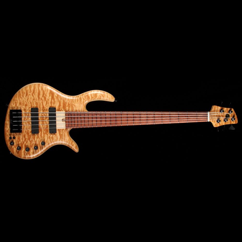 Elrick eVolution Gold Series 5-String Electric Bass Quilt Top Natural — 2