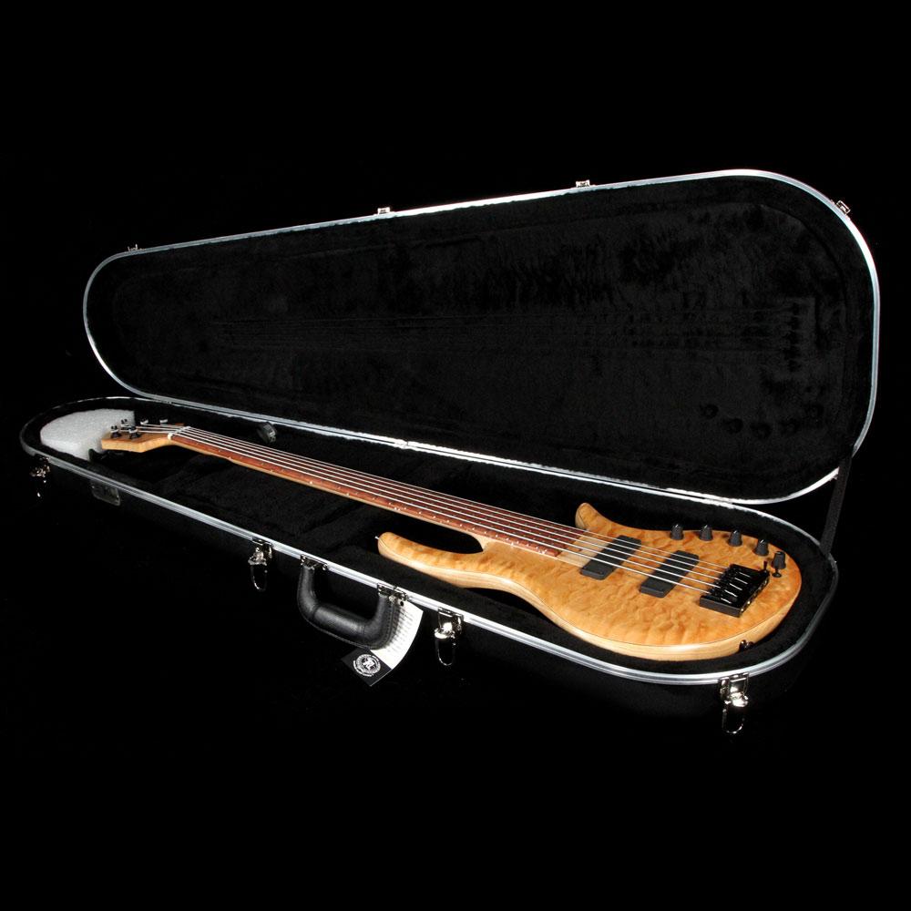 Elrick eVolution Gold Series 5-String Electric Bass Quilt Top Natural — 9