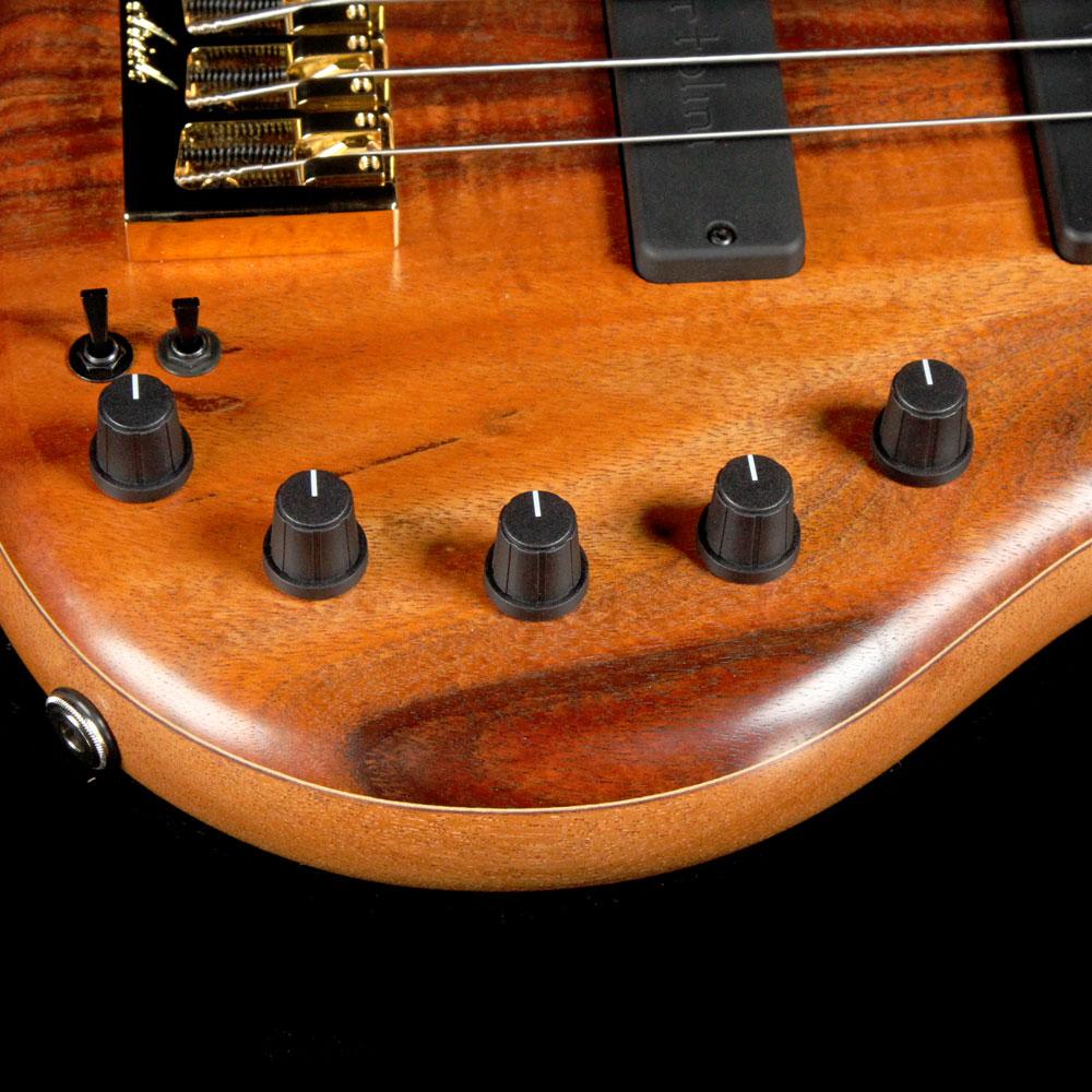 Elrick eVolution Gold Series 4-String Bass Koa Top Natural — 6