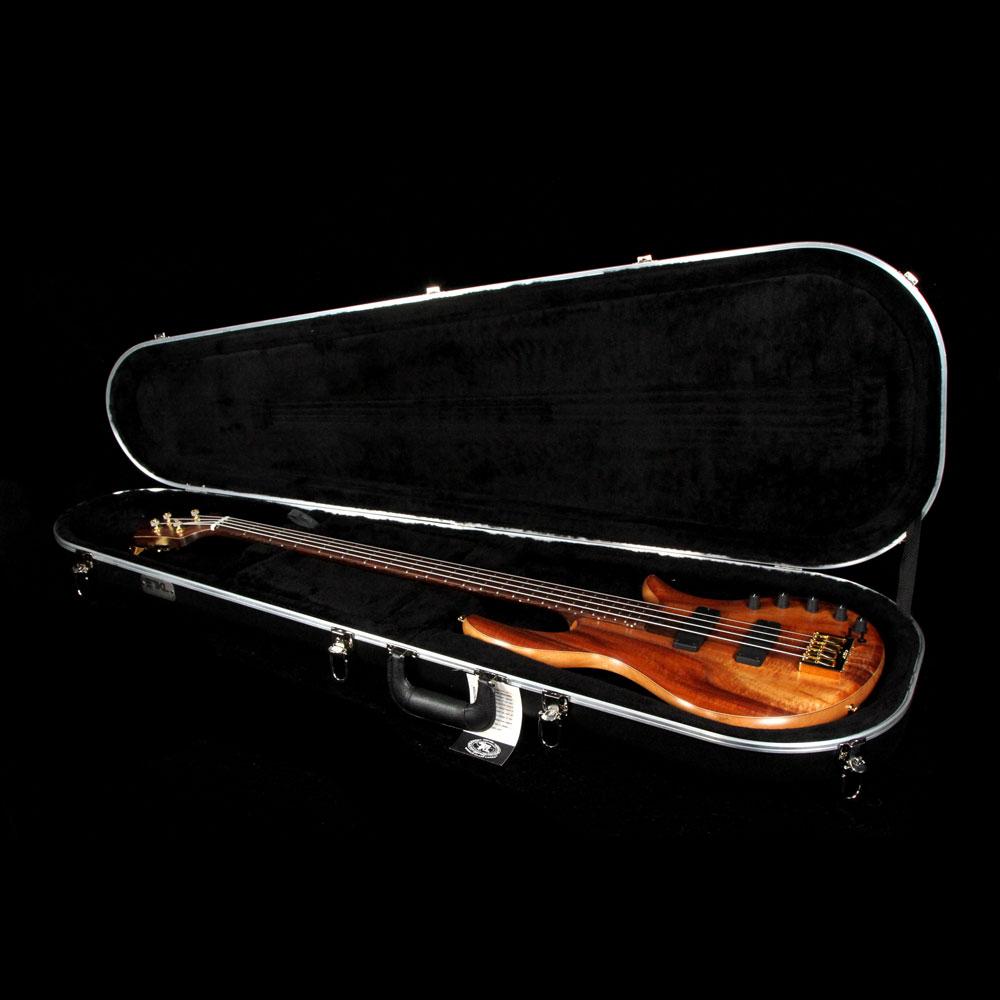 Elrick eVolution Gold Series 4-String Bass Koa Top Natural — 7