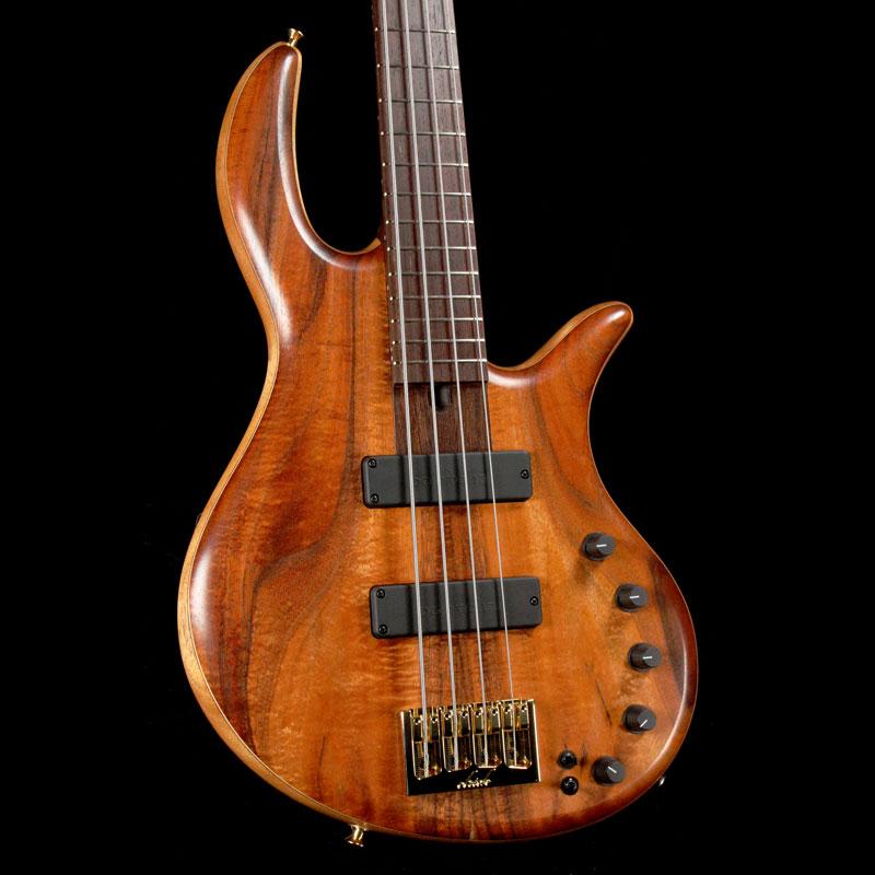 Elrick eVolution Gold Series 4-String Bass Koa Top Natural | The