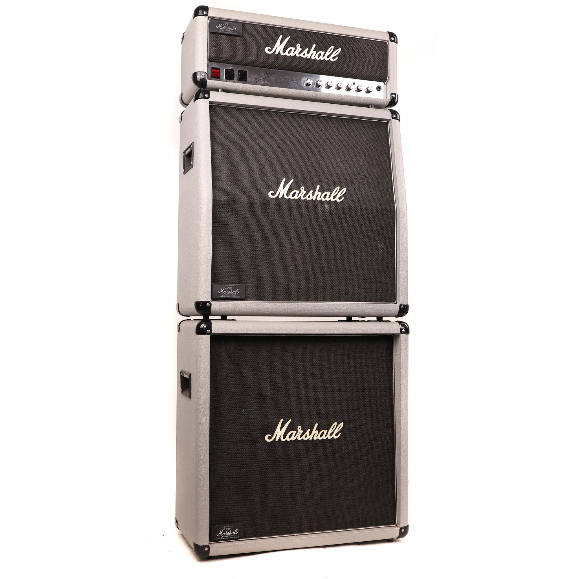 1987 Marshall 25th Anniversary Silver Jubilee 25/50 Amplifier +