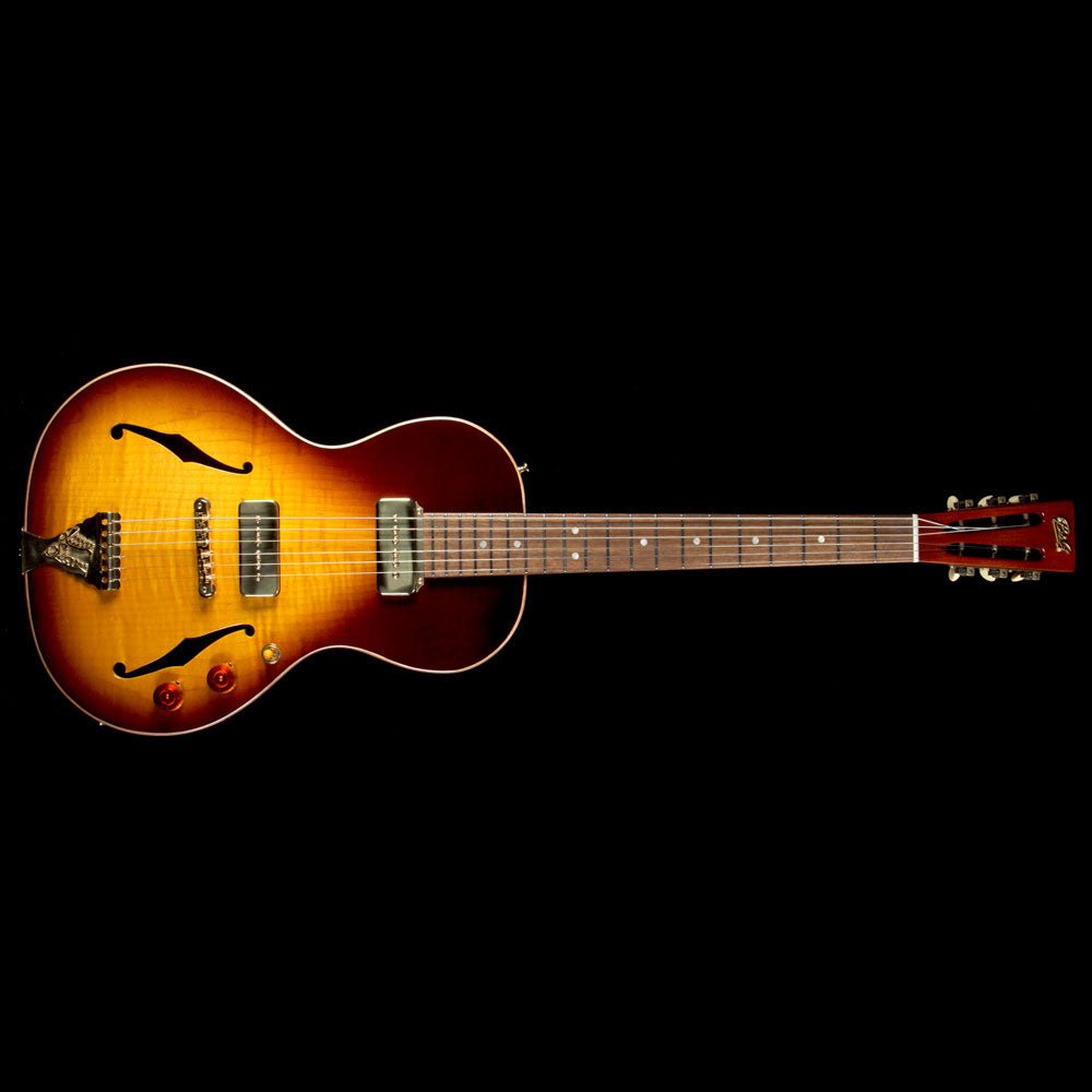 B&G Guitars Little Sister Crossroads Electric Guitar Tobacco Burst — 2