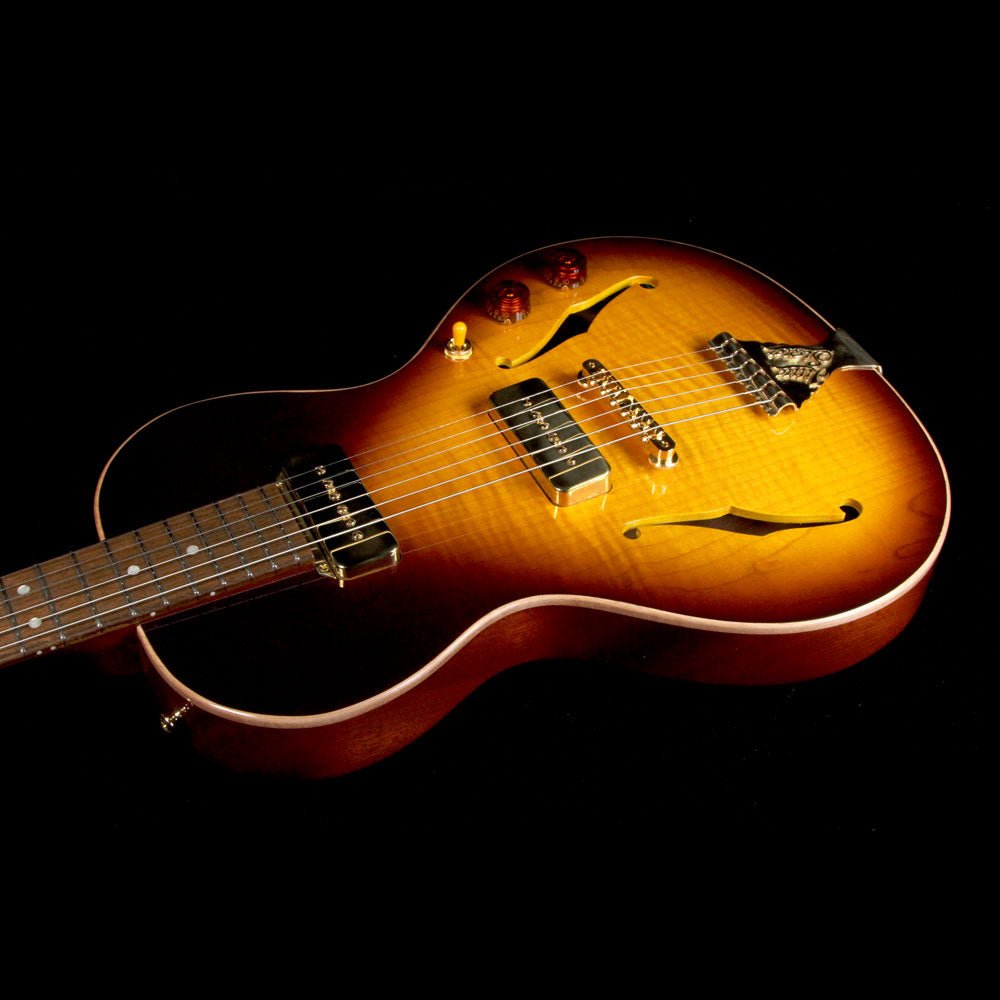 B&G Guitars Little Sister Crossroads Electric Guitar Tobacco Burst — 5