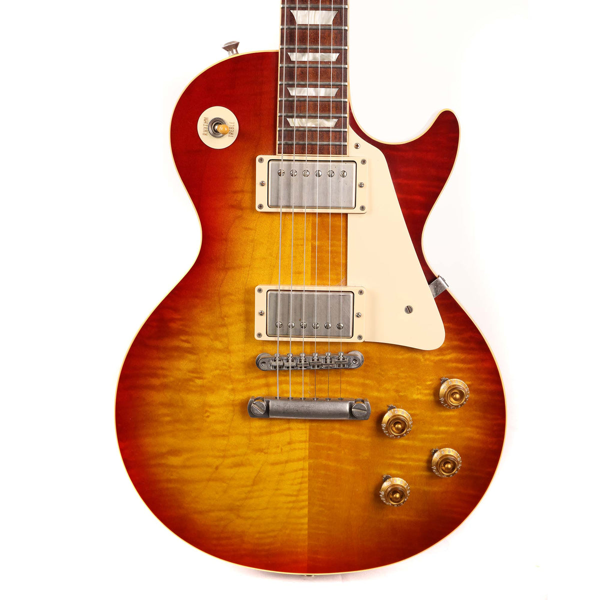 Gibson Custom Shop Chambered 1958 Les Paul CR8 Reissue Cherry Sunburst 2009 — 1