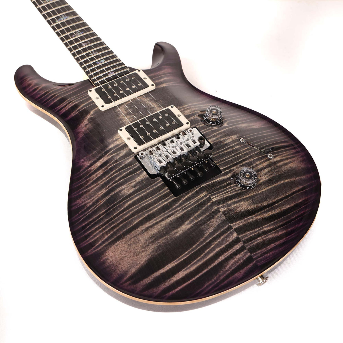 PRS Custom 24 Floyd 10-Top Charcoal Purple Burst 2018 — 12