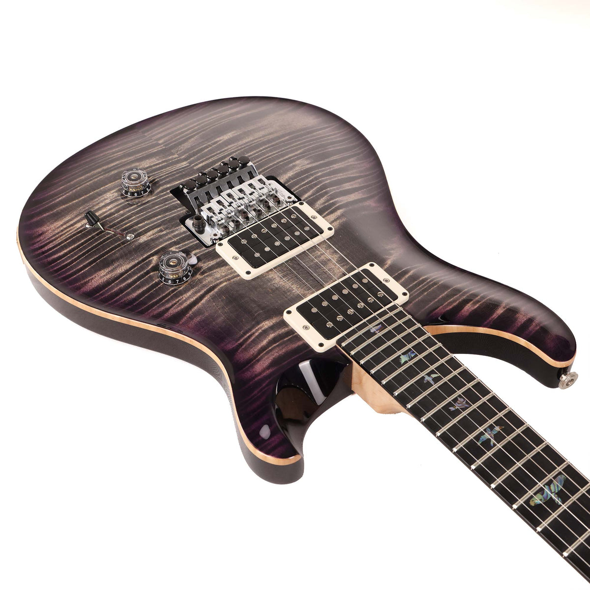 PRS Custom 24 Floyd 10-Top Charcoal Purple Burst 2018 — 13