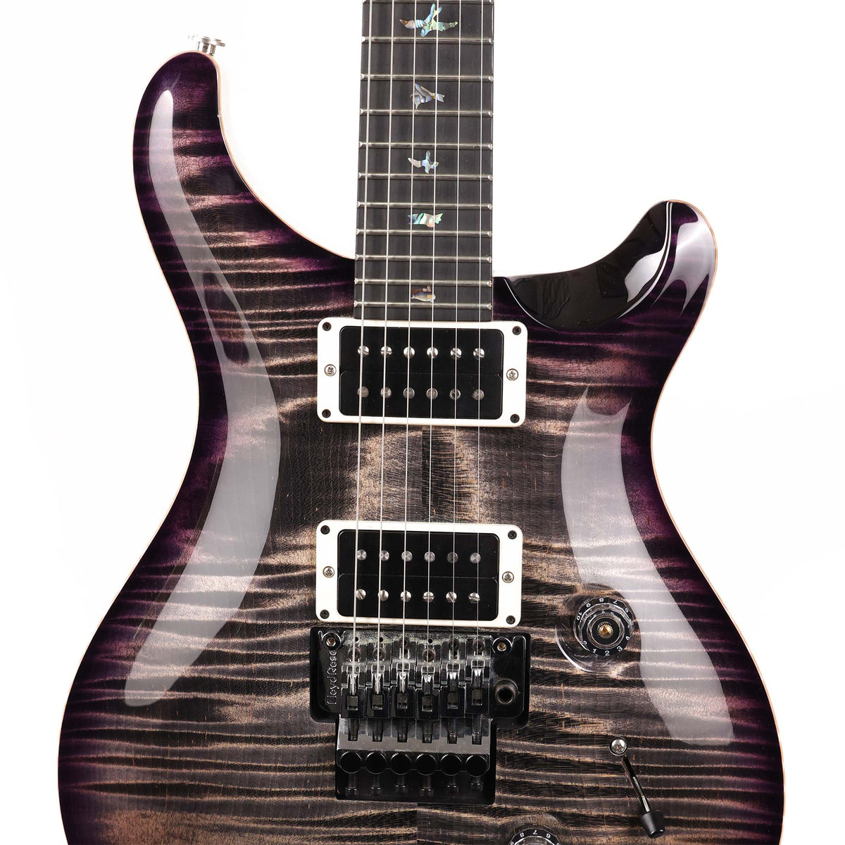 PRS Custom 24 Floyd 10-Top Charcoal Purple Burst 2018 — 4