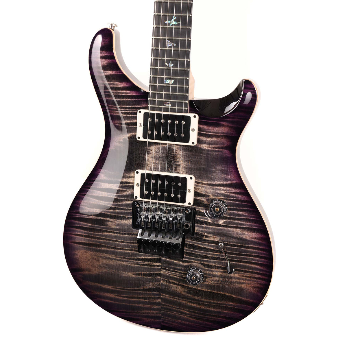 PRS Custom 24 Floyd 10-Top Charcoal Purple Burst 2018 — 5