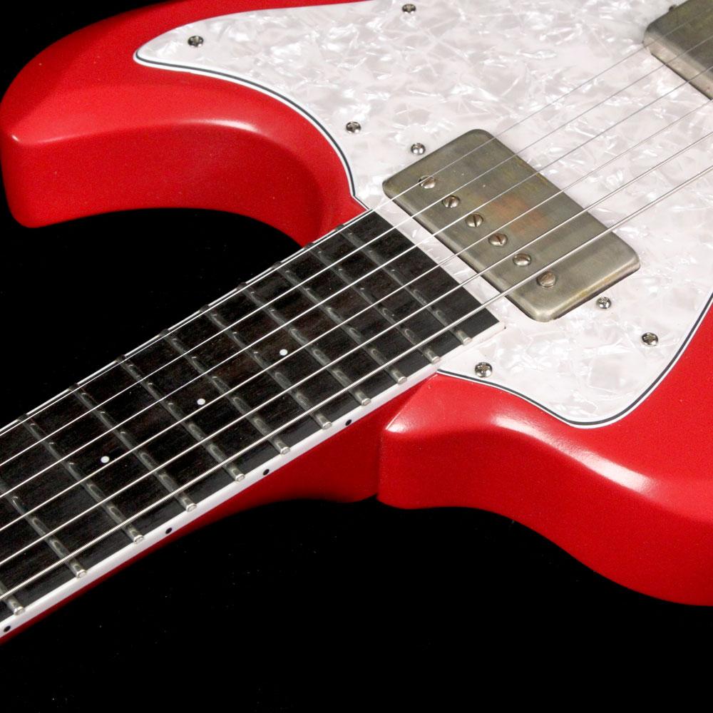 Dunable R2 Electric Guitar Satin Dakota Red with Pearloid Pickguard — 6