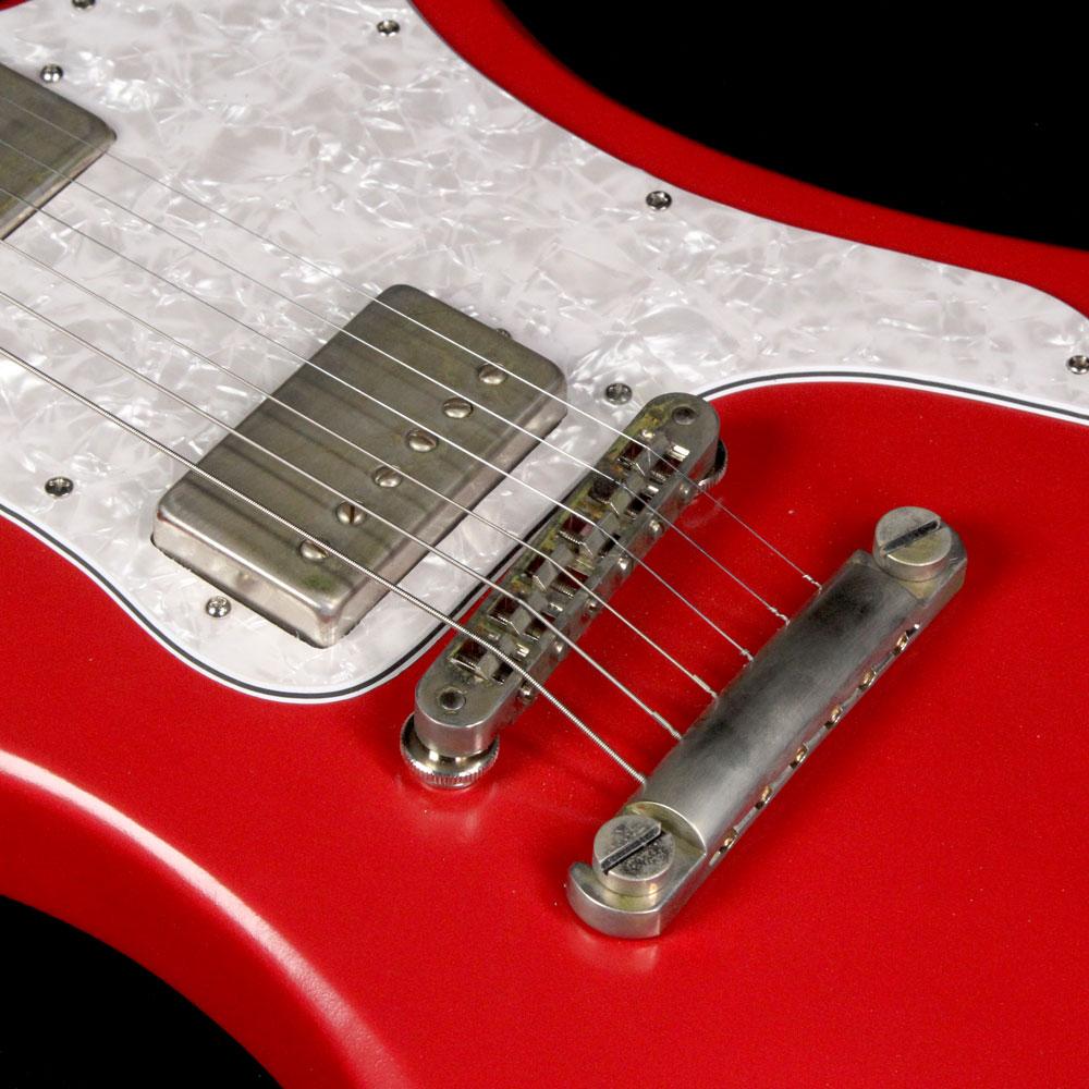 Dunable R2 Electric Guitar Satin Dakota Red with Pearloid Pickguard — 7