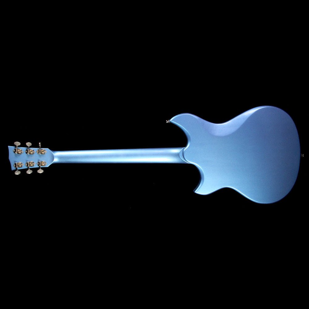 Dunable Cyclops Electric Guitar Pelham Blue and Tortoise Shell Pickguard — 3