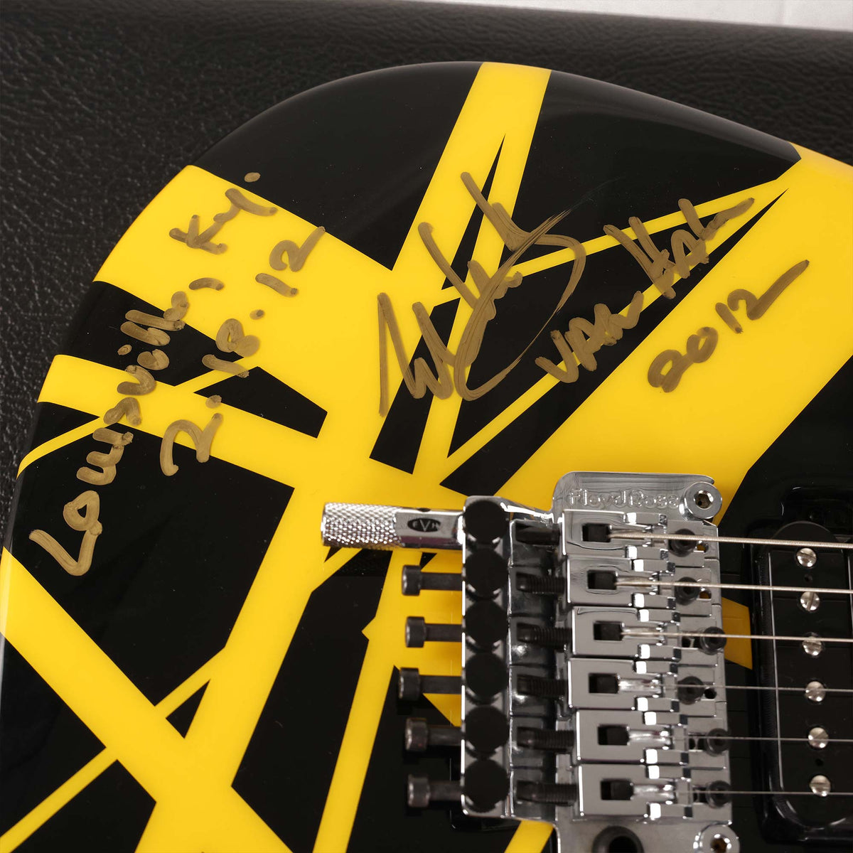 Charvel EVH Art Series Louisville Black and Yellow Stripes 2012 — 10
