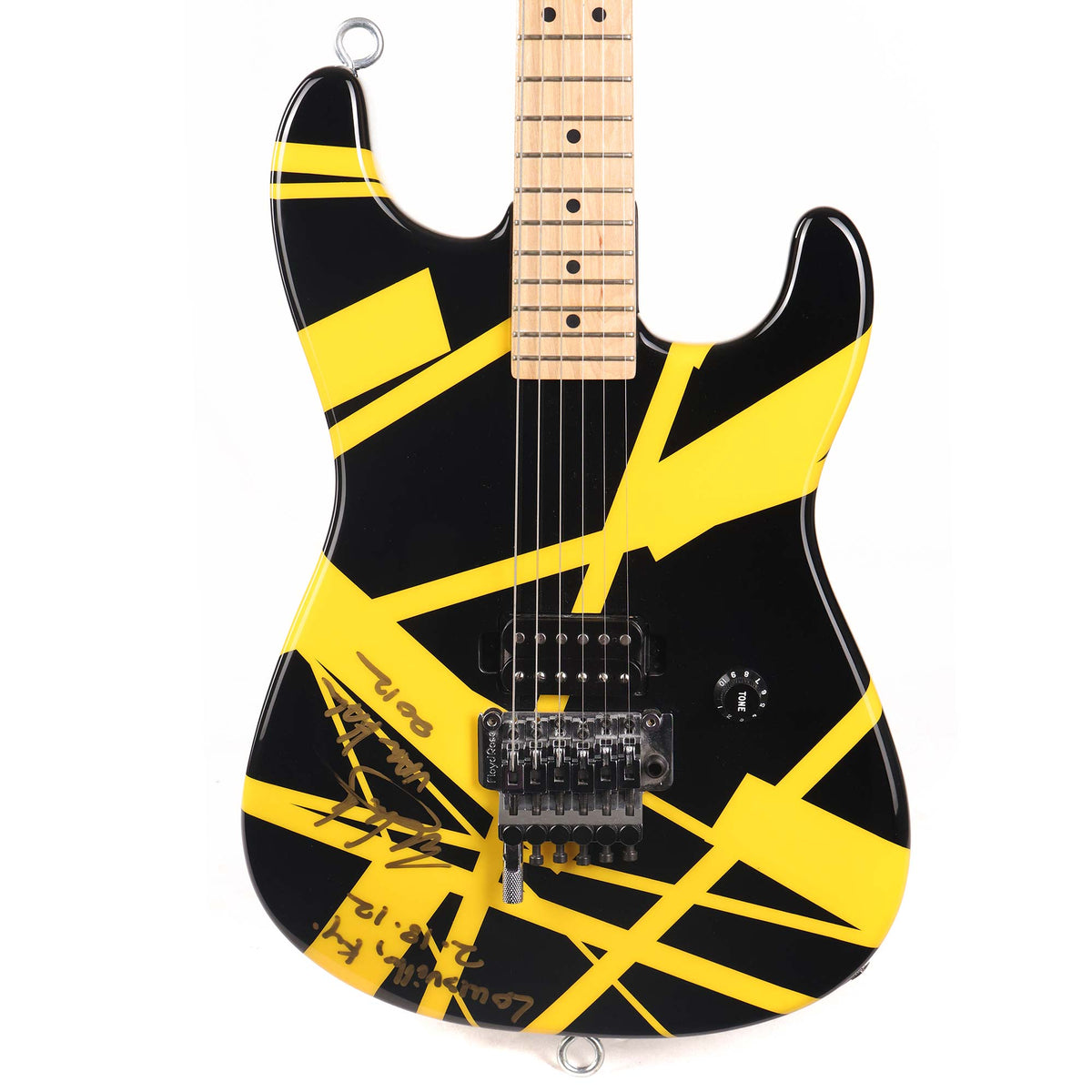 Charvel EVH Art Series Louisville Black and Yellow Stripes 2012 — 1