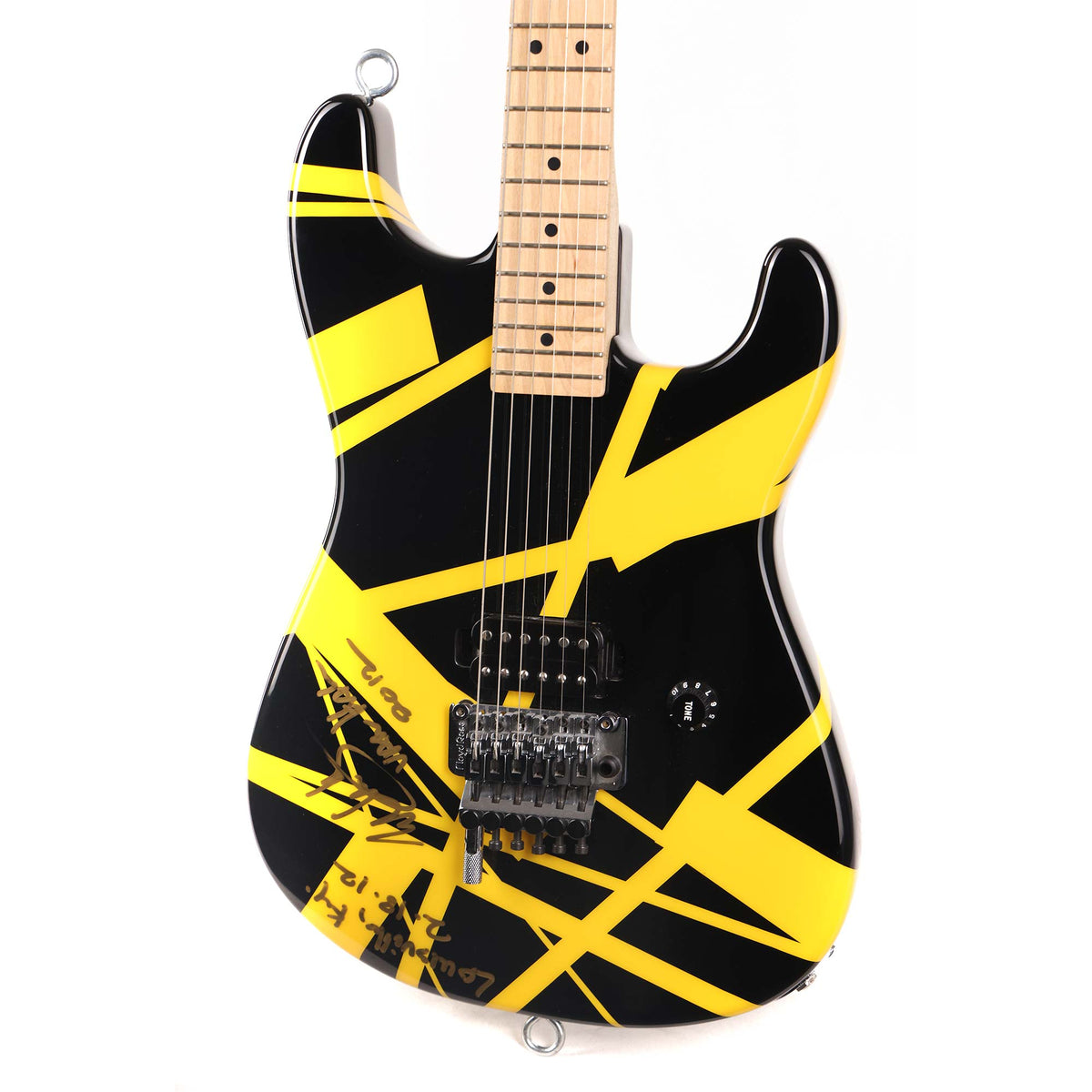 Charvel EVH Art Series Louisville Black and Yellow Stripes 2012 — 5