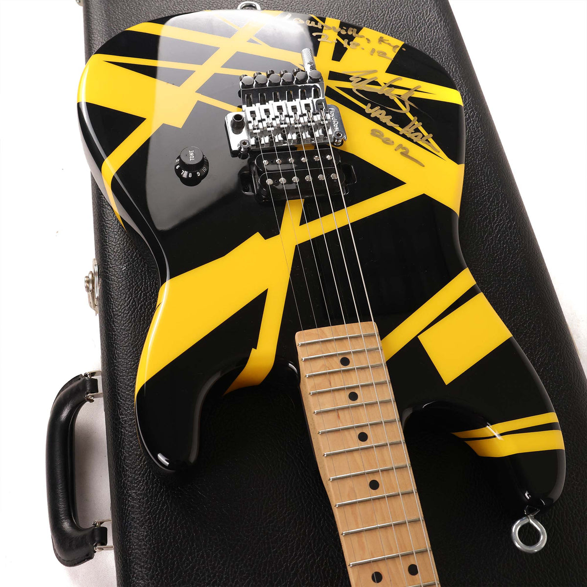 Charvel EVH Art Series Louisville Black and Yellow Stripes 2012 — 8
