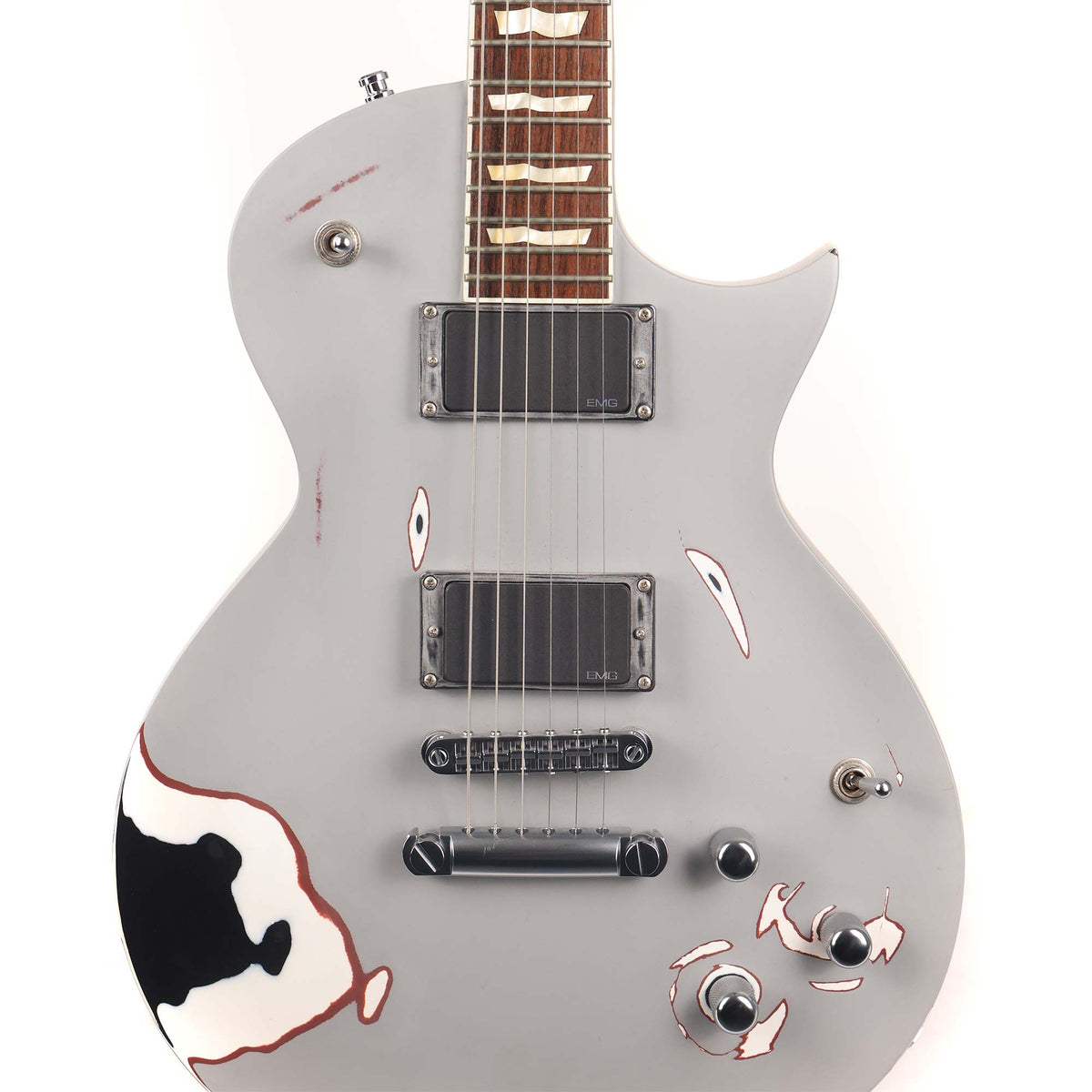 ESP Truckster James Hetfield Signature Aged Primer Gray 2005 — 4