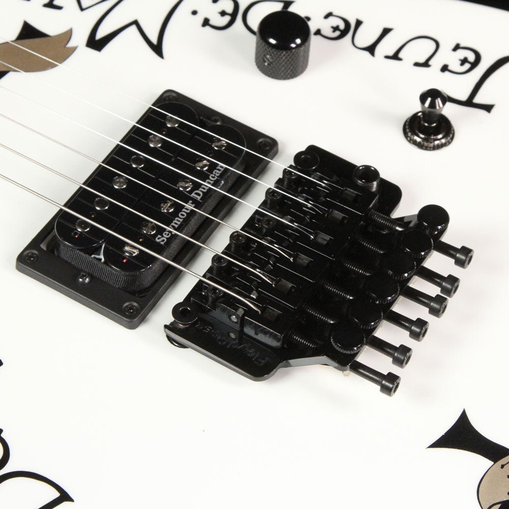 Charvel Warren DeMartini USA Signature Frenchie Electric Guitar White — 7