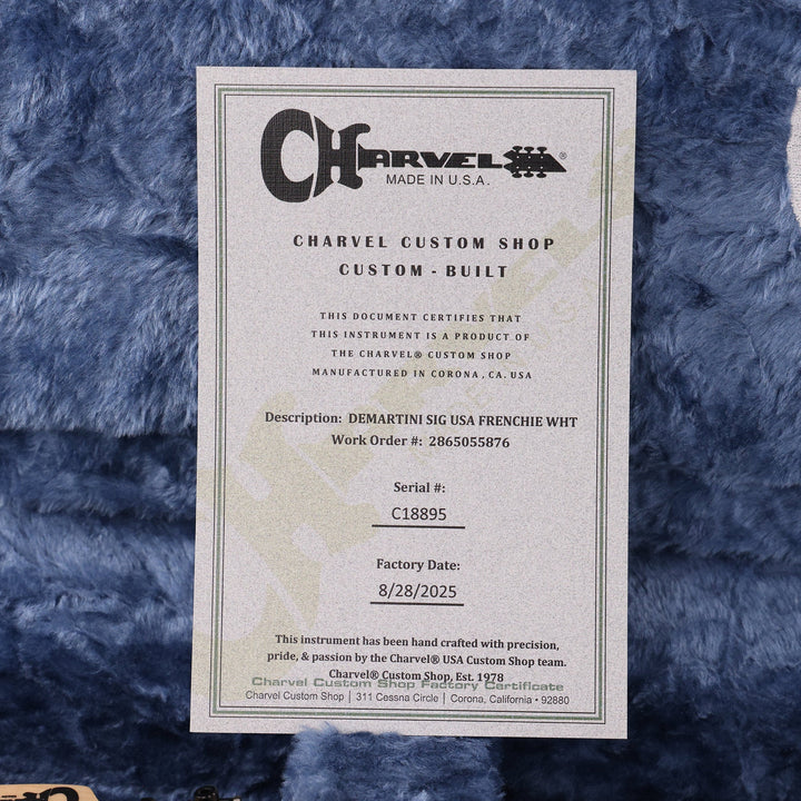 Charvel Warren DeMartini USA Signature Frenchie White