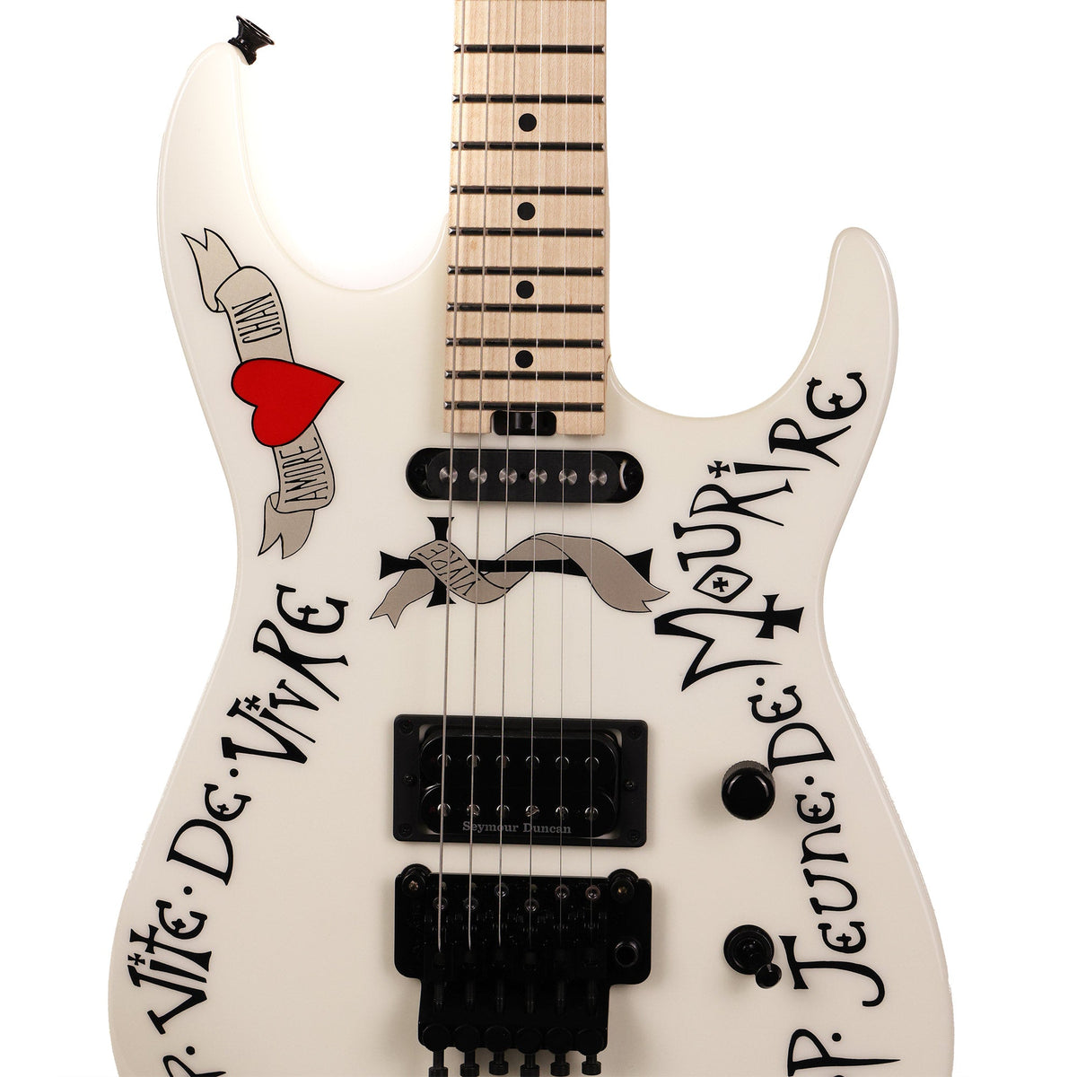 Charvel Warren DeMartini USA Signature Frenchie White — 4