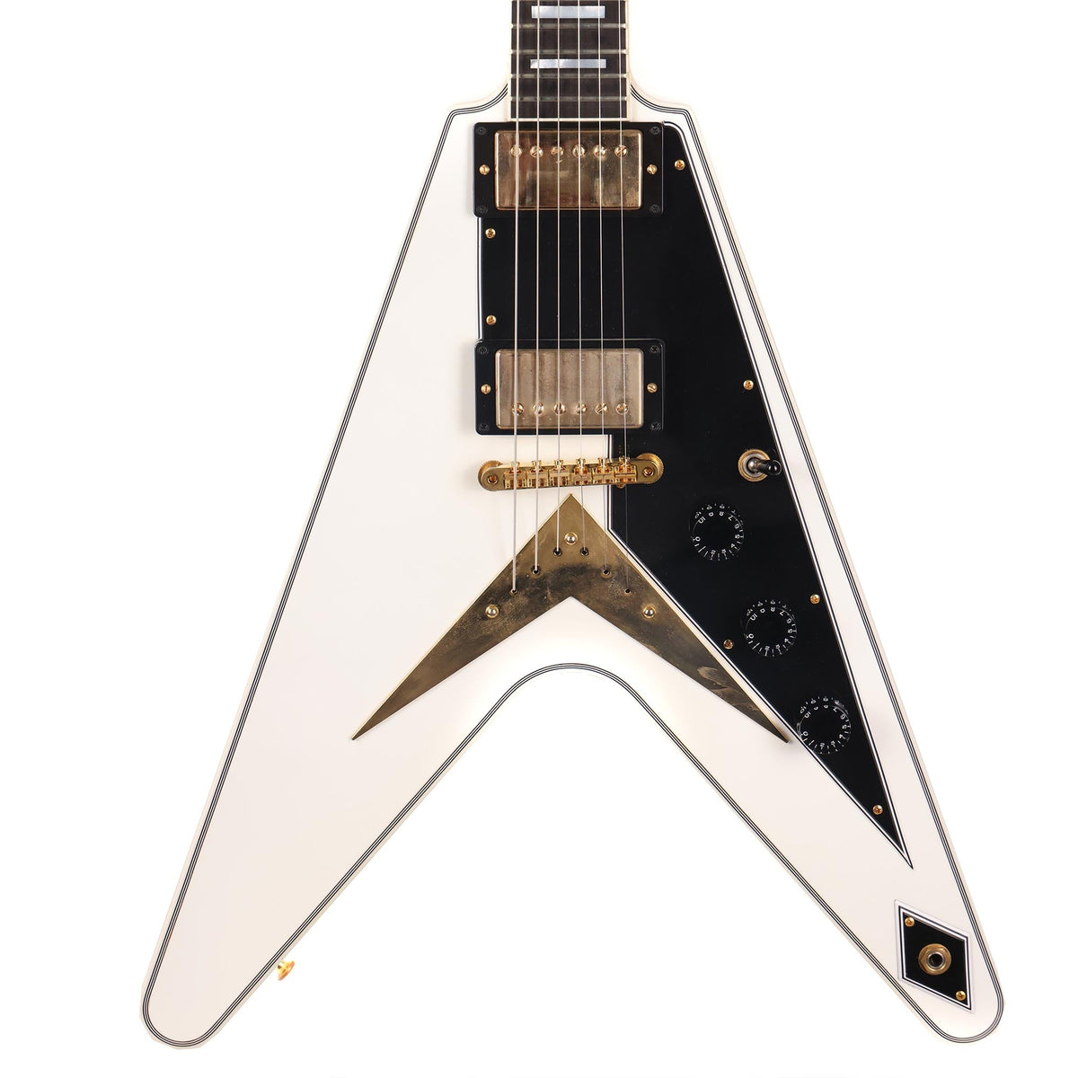 Gibson Custom Shop Flying V Custom Alpine White 2018 | The Music Zoo