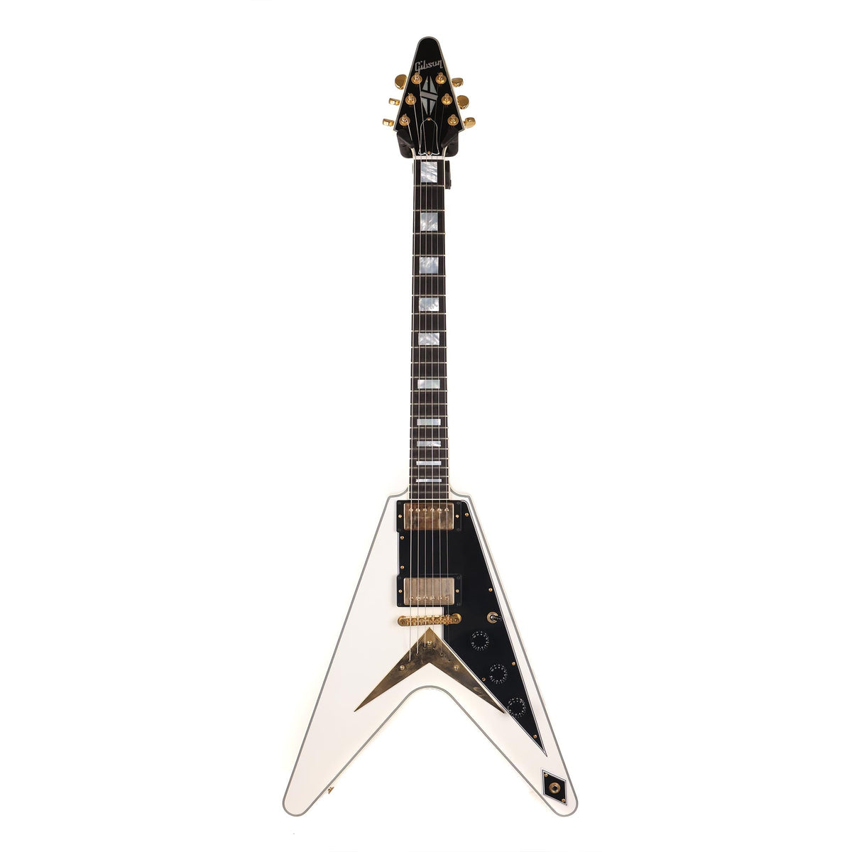 Gibson Custom Shop Flying V Custom Alpine White 2018 | The Music Zoo