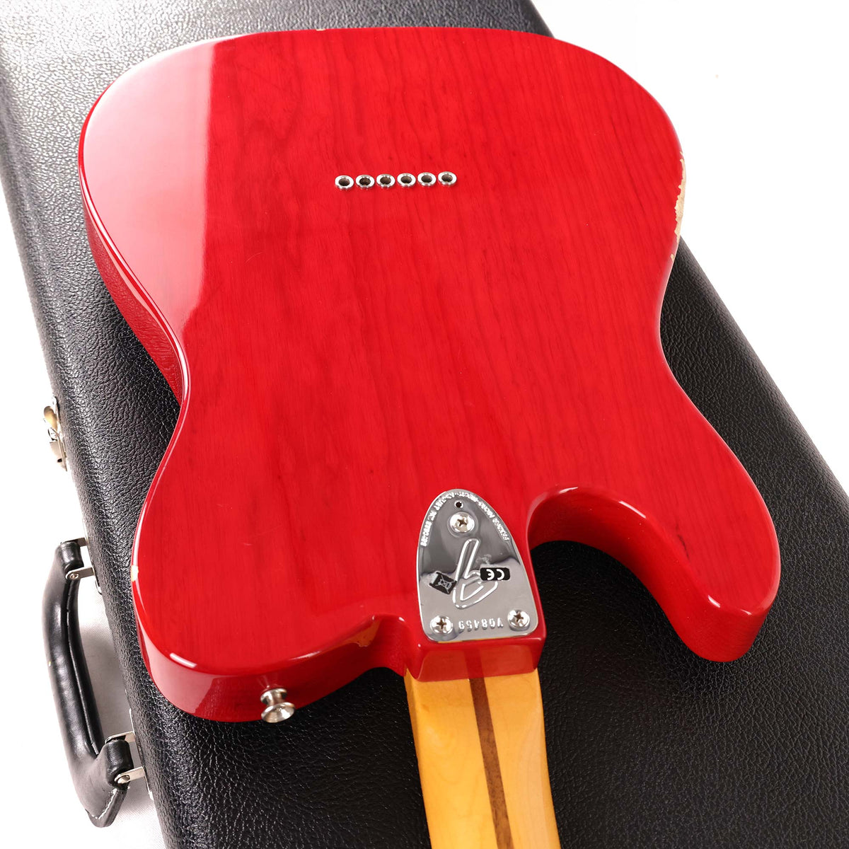 Fender American Vintage '72 Telecaster Custom Thin Skin Crimson Red Transparent 2018 — 9