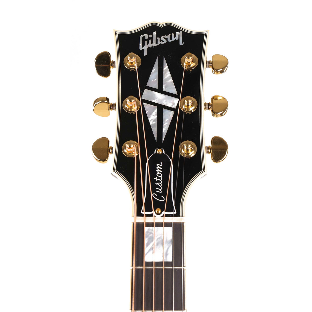 Gibson SJ-200 Custom Acoustic-Electric Ebony 2021 — 6