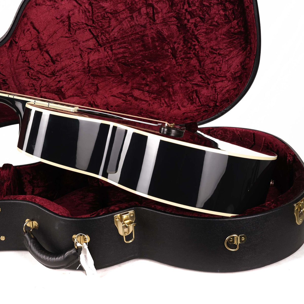Gibson SJ-200 Custom Acoustic-Electric Ebony 2021 — 5