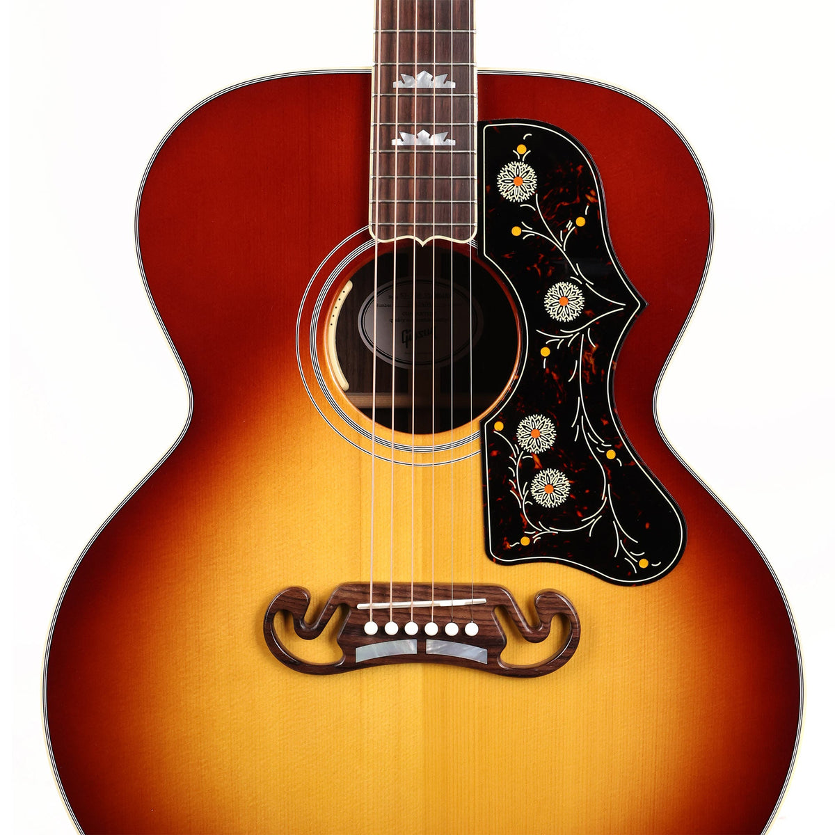 Gibson SJ-200 Standard Rosewood Acoustic-Electric Rosewood Burst 2022 — 4
