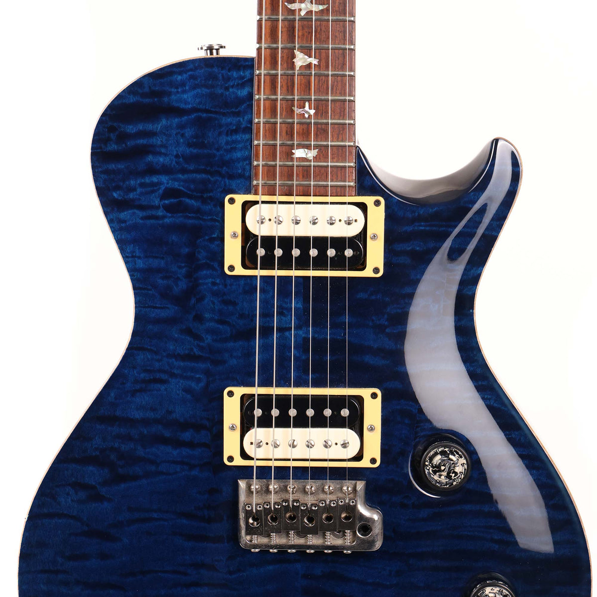 PRS Singlecut Guitar 10-Top Trans Blue 2007 — 4