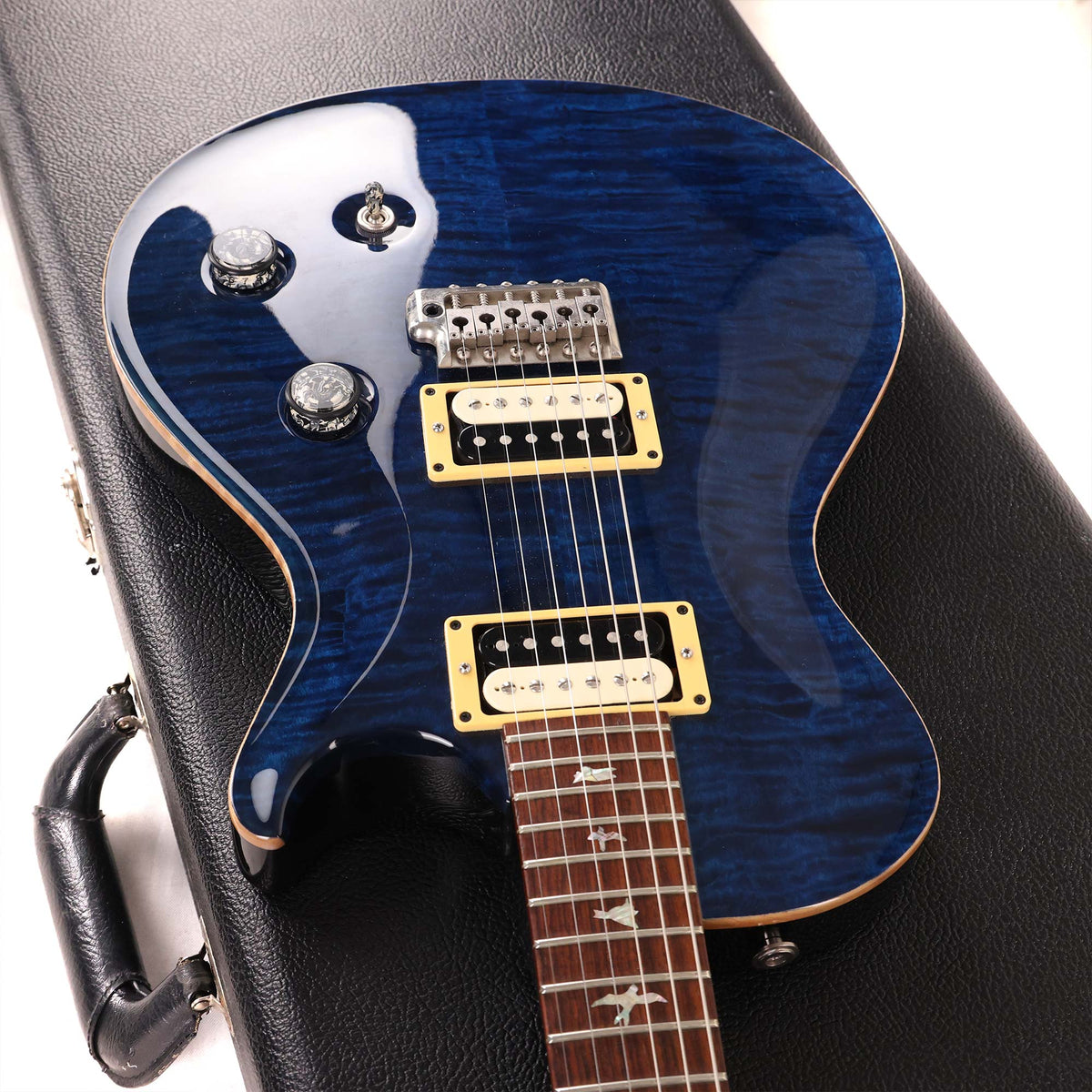 PRS Singlecut Guitar 10-Top Trans Blue 2007 — 6