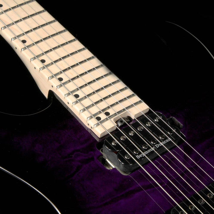 Charvel Pro Mod Dinky DK24 HH FR M QM Electric Guitar Transparent Purple Burst