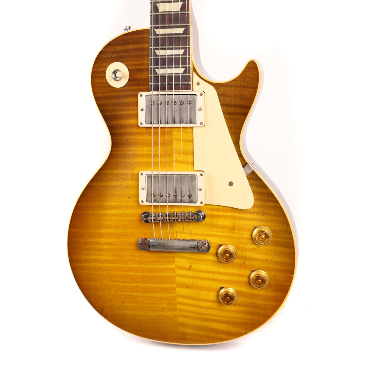 Gibson Custom Shop 1959 Les Paul Standard Green Lemon Fade Heavy Aged 2021 — 5